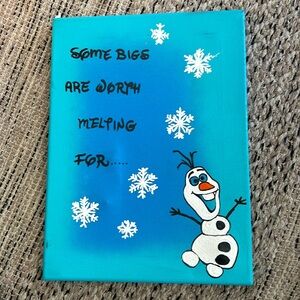 Sorority plaque- hand made